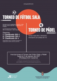 Torneo de Fútbol Sála y Torneo de Pádel
