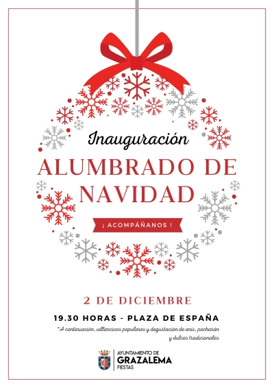 Inauguración del alumbrado de Navidad en Grazalema