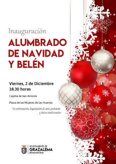 Inauguración del alumbrado de Navidad en Benamahoma