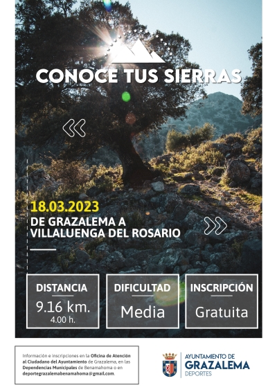 &#039;Conoce Tus Sierras&#039;. Ruta 2 De Grazalema a Villaluenga del Rosario